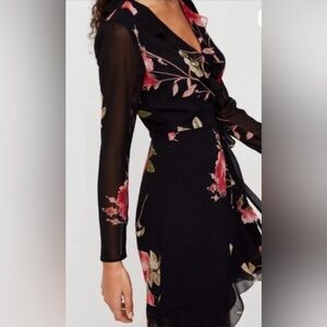 Wilfred Louise Floral Wrap Dress